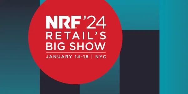 NRF 2024 Retail's Big Show - January 14-16, NYC Logo for NRF 2024 Retail's Big Show, held January 14-16 in NYC.