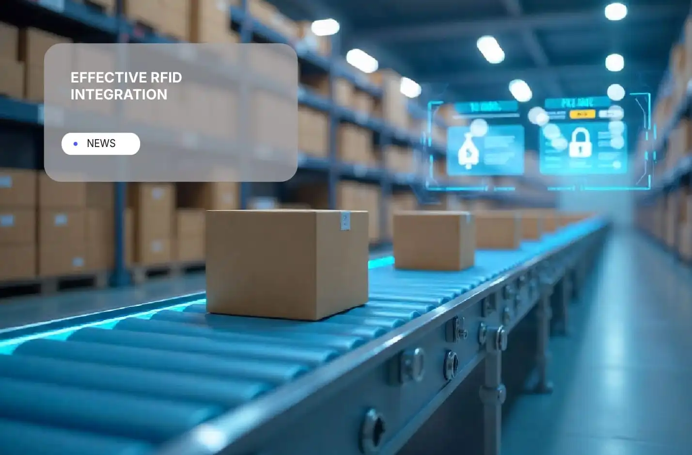 RFID centralized data integration benefits for intralogistics and supply chain operations.