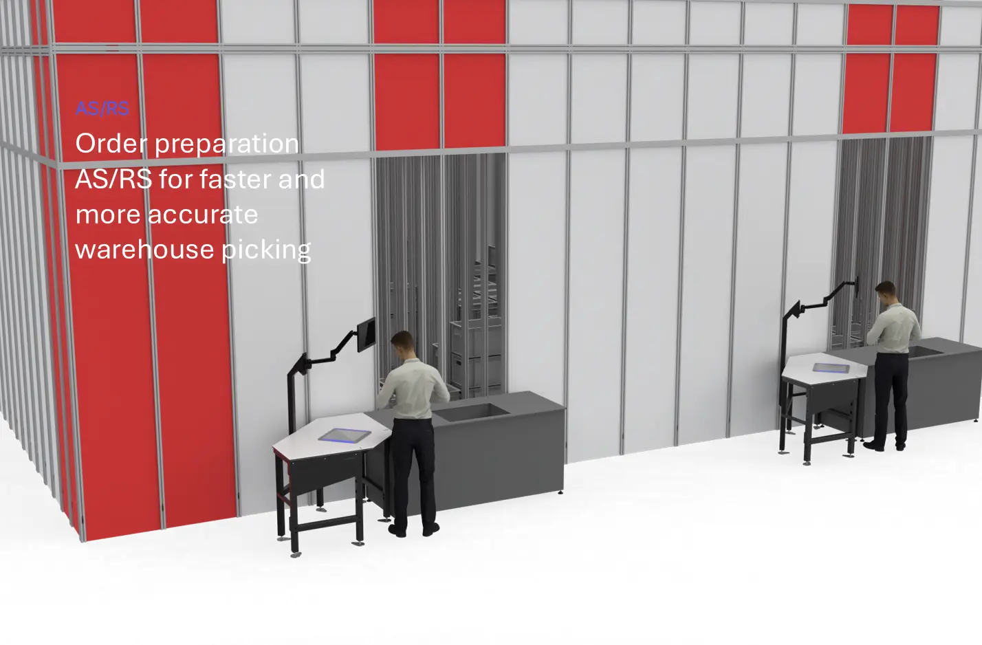 Automated Storage and Retrieval systems in operdar preparation with RFID technology