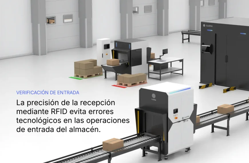 Un almacén con soluciones RFID en el proceso de verificación de entrada